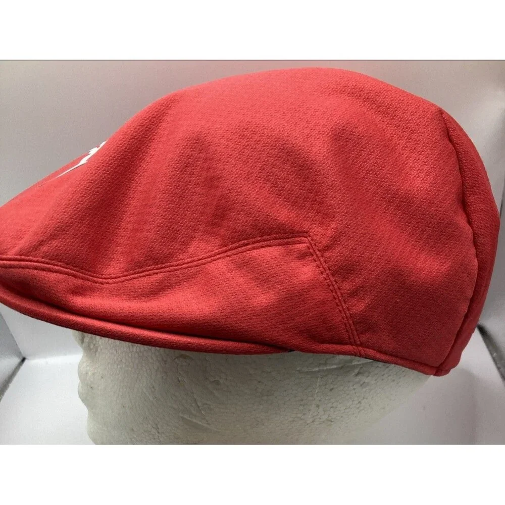 Men’s (L/XL) PUMA Red & White Tour Driver Flexfit Flat Cap